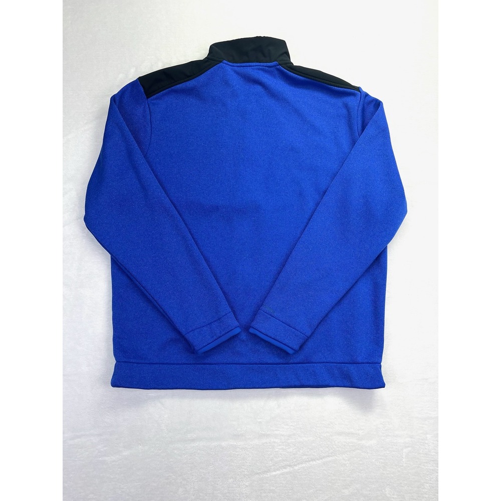 Under Armour Storm Golf Mens XL Royal Blue Black Quarter Zip Pullover Sweater - Picture 2 of 9